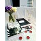 Lovely Book & Book Element & Chanel Siyah & Beyaz Dekoratif Kutu 2'li Dekoratif Kitap Kutu Set