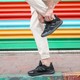 Jump 27523B Siyah Erkek 1 No Dar Kalıp Yürüyüş Koşu Sneaker Spor Ayakkabı
