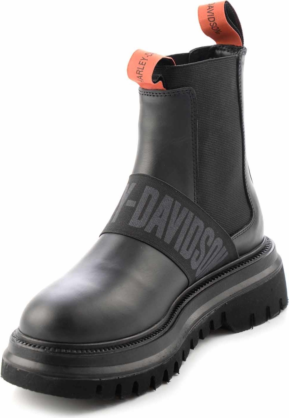 Harley Davidson 021Z100563 Nefud Siyah Kadın Bot Hakiki Deri Bootie Modeli Şık Görünüm ile görsel 6