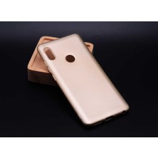 Nevarium Xiaomi Redmi Note 5 Pro Kılıf Silikon Yumuşak Dokulu Premium- Gold