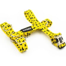 Yellow Boom Köpek Göğüs, Boyun ve Gezdirme Tasma Seti
