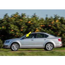 After Skoda Octavia 3 A7 2013-2017 Sol Yan Dış Dikiz Aynası Çerçevesi 5E0857531