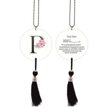 Lizpo Decor P Harfli ve Nazar Ayetli Dikiz Ayna Süsü Model 1