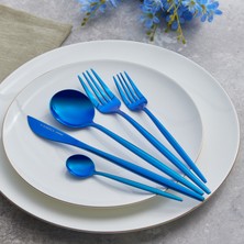 Karaca Orion Blue 30 Parça 6 Kişilik Çatal Kaşık Bıçak Seti