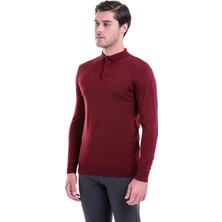 Hatemoğlu Erkek Kiremit Klasik Polo Yaka Regular Fit Triko