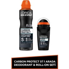 L'Oréal Paris Men Expert Carbon Protect Deodorant & Roll-On Seti