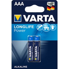 Varta Longlıfe Power Alkalin Aaa Ince Kalem Pil 2'li Paket