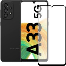 Bufalo Samsung Galaxy A33 Ekran Koruyucu 9d Temperli Cam - Siyah