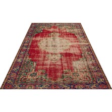 Sempati Halı Eskitme Vintage  El Dokuma Halı   169 x 253 cm 9124