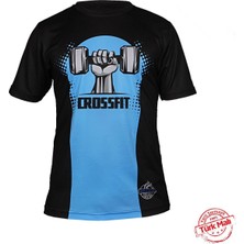Dosmai Crossfit Dijital Baskılı T-Shirt Dosmai CRT027 Lacivert - Xxl