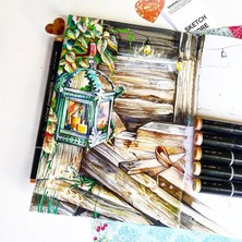 Poliart “doğu Kaleydoskopu” Koleksiyon Eskiz Defteri B5 Marker ve Grafik Için Limited Edition Sketchbook
