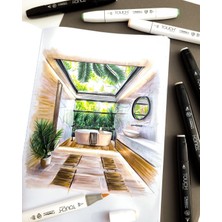 Poliart “doğu Kaleydoskopu” Koleksiyon Eskiz Defteri B5 Marker ve Grafik Için Limited Edition Sketchbook