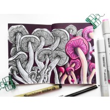 Poliart "doğu Kaleydoskopu" Koleksiyon Eskiz Defteri B6 Marker ve Grafik Için Limited Edition Sketchbook