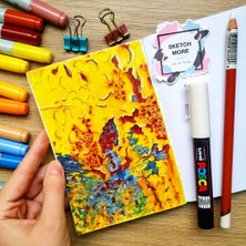 Poliart "doğu Kaleydoskopu" Koleksiyon Eskiz Defteri B6 Marker ve Grafik Için Limited Edition Sketchbook