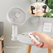 Xhltd 4000 Mah Plastik El Fan, Çok Fonksiyonlu Taşınabilir, Basit, Yüksek Rüzgar ve Sessiz Küçük Fan (Yurt Dışından)