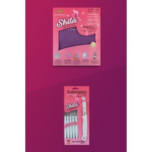 Shila 4'lü Mikrofiber Bez ve Shila 6'lı Solingen  Beyaz Bıçak Seti