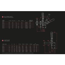 Enigma Clamp Dikey Bağlantı Elemanları / 1101-D / Yatay Taban Toggle Clamp