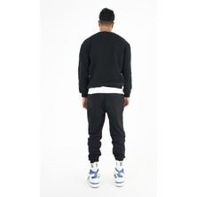 Habbe Unisex Bisiklet Yaka Oversize Sweatshirt