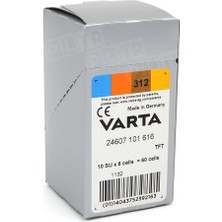 Varta 312 Numara İşitme Cihazı Pili 6x10 (60 Adet)