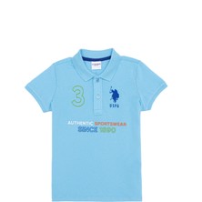 U.S. Polo Assn. Erkek Çocuk Turkuaz T-Shirt 50249579-VR093