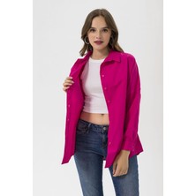 Şimal Kadın Oversize Poplik Gömlek