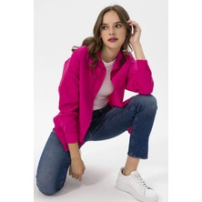 Şimal Kadın Oversize Poplik Gömlek