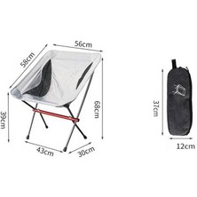 Xhltd Açık Plaj Tembel Sandalye, Alüminyum Alaşım Taşınabilir Katlanır Sandalye Balıkçılık Sandalyesi (Yurt Dışından)