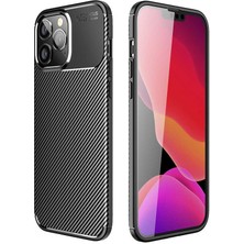 Case Street Casestreet Apple iPhone 14 Pro Max Kılıf Negro Karbon Kamera Korumalı Silikon Lüx Siyah