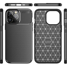 Case Street Casestreet Apple iPhone 14 Pro Max Kılıf Negro Karbon Kamera Korumalı Silikon Lüx Siyah