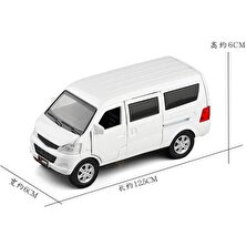 Xinh 1/32 Changan Yıldız Minivan Mpv Model Oyuncak Araba Die Döküm Sürgülü Kapı Ses Işık Oyuncaklar Araç (Yurt Dışından)