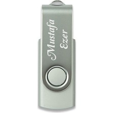 Sedef Silver Kişiye Özel Hediyelik Plastik Kutulu USB Flash Bellek 32 GB