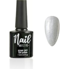 Nail Master M850 Kalıcı Oje Simli Gümüş 7,3 ml