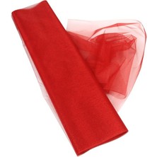 Tuhafiyecimiz Kristal Tül Kırmızı 3 x 50 Mt