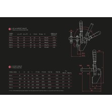 Enigma Clamp Dikey Bağlantı Elemanları / 1101-A / Alın Taban Toggle Clamp