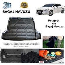 Born Garage 508 Bagaj Paspası Havuzlu Kauçuk 2010-2019 Allure Paket 3D Uyumlu