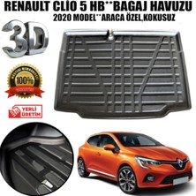 Born Garage Bagaj Havuzu Clio 2020-2023 Tam Uyumlu 3D Kauçuk