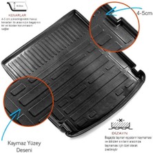 Born Garage 2022 Audi A6 Sedan Uyumlu Bagaj Havuzu Tam Uyumlu 3D Kauçuktur