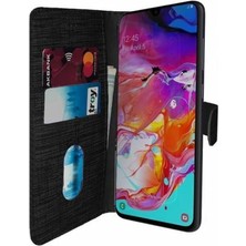  Xiaomi Redmi 8A Kılıf Cüzdan Kapaklı Kartlıklı Kumaş