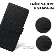 Xiaomi Mi 10T Pro Kılıf Cüzdan Kapaklı Kartlıklı Kumaş