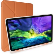 Asil Bilişim iPad 5 Air 9.7 Kılıf Kalemlikli Mars Tablet Kılıfı - Turuncu