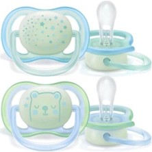 Philips Avent Ultra Air Night Karanlıkta Parlar Gece Emziği 0-6 Ay Erkek