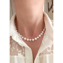 Nergis Collection Sedef Doğaltaş Star Tasarım Kolye