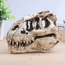 Xhang T Rex Kafatası Dinozor Reçine Zanaat Hediyeler Ev Dekorasyonu Çoğaltma Balık Tankı Heykeli Tyrannosaur Kafatası Iskelet Akvaryum Dekorasyon | Süslemeler (Yurt Dışından)