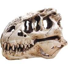 Dinozor Tyrannosaur Skull T Rex Kafatası Hediyeler Gerçekçi Reçine El Sanatları Dinozor Kafatası Fosil Öğretim Iskelet Modeli Ev Dekor | Akvaryumlar ve tanklar