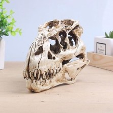 Dinozor Tyrannosaur Skull T Rex Kafatası Hediyeler Gerçekçi Reçine El Sanatları Dinozor Kafatası Fosil Öğretim Iskelet Modeli Ev Dekor | Akvaryumlar ve tanklar