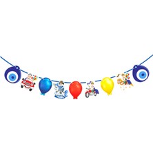 Parti Sürprizi Sünnet Temalı Maşallah Balonlu Banner Set