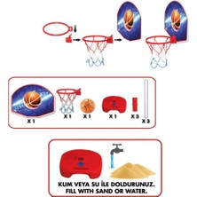 Dede 03407 Dede Ayaklı Basket Potası