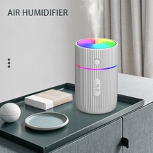 Shenzhen Xin Xin 220ML USB Mini Araba Hava Nemlendirici Difüzör LED Gece Lambası - Beyaz  (Yurt Dışından)