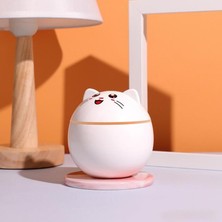 Shenzhen Xin Xin Kedi USB Ultrasonik Hava Nemlendirici Gece Lambası - Beyaz  (Yurt Dışından)