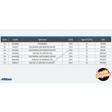 Mitas Custom Force 170/80B15 77H Arka Lastik (2021)